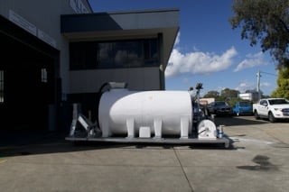 Polyethylene 11,000L Hooklift Fire Tanker