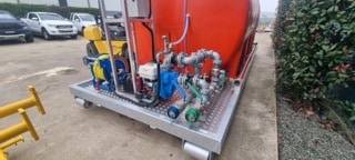 Polyethylene 16,000L Hooklift Fire Tanker