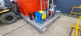 Polyethylene 16,000L Hooklift Fire Tanker