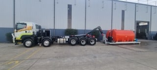 Polyethylene 16,000L Hooklift Fire Tanker