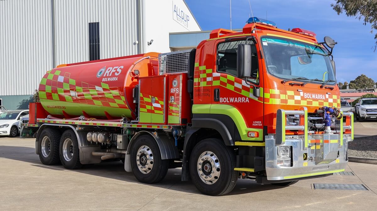 Aluminium 17,500L Fire Tanker