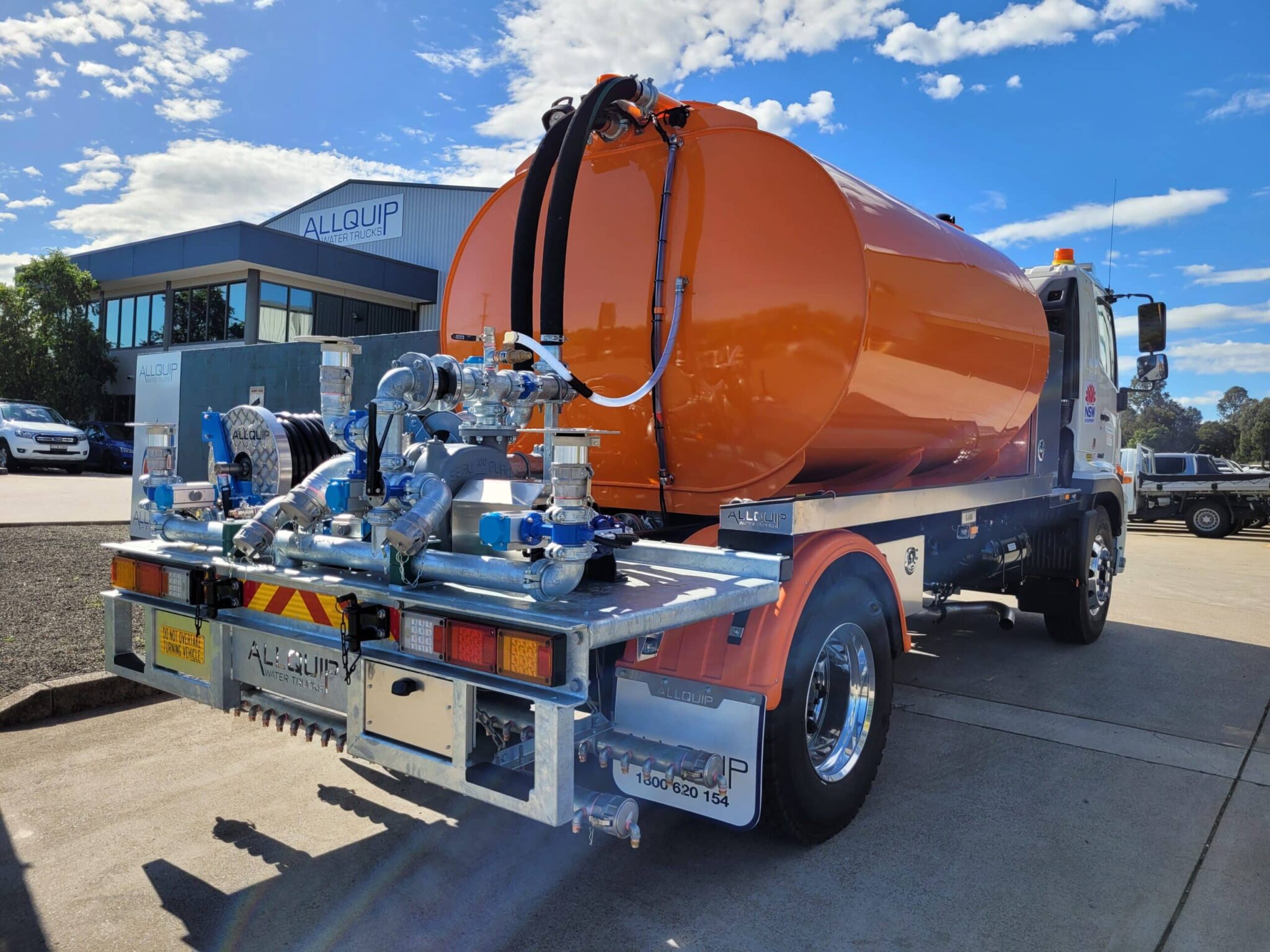 Aluminium 8,000L Fire Tanker