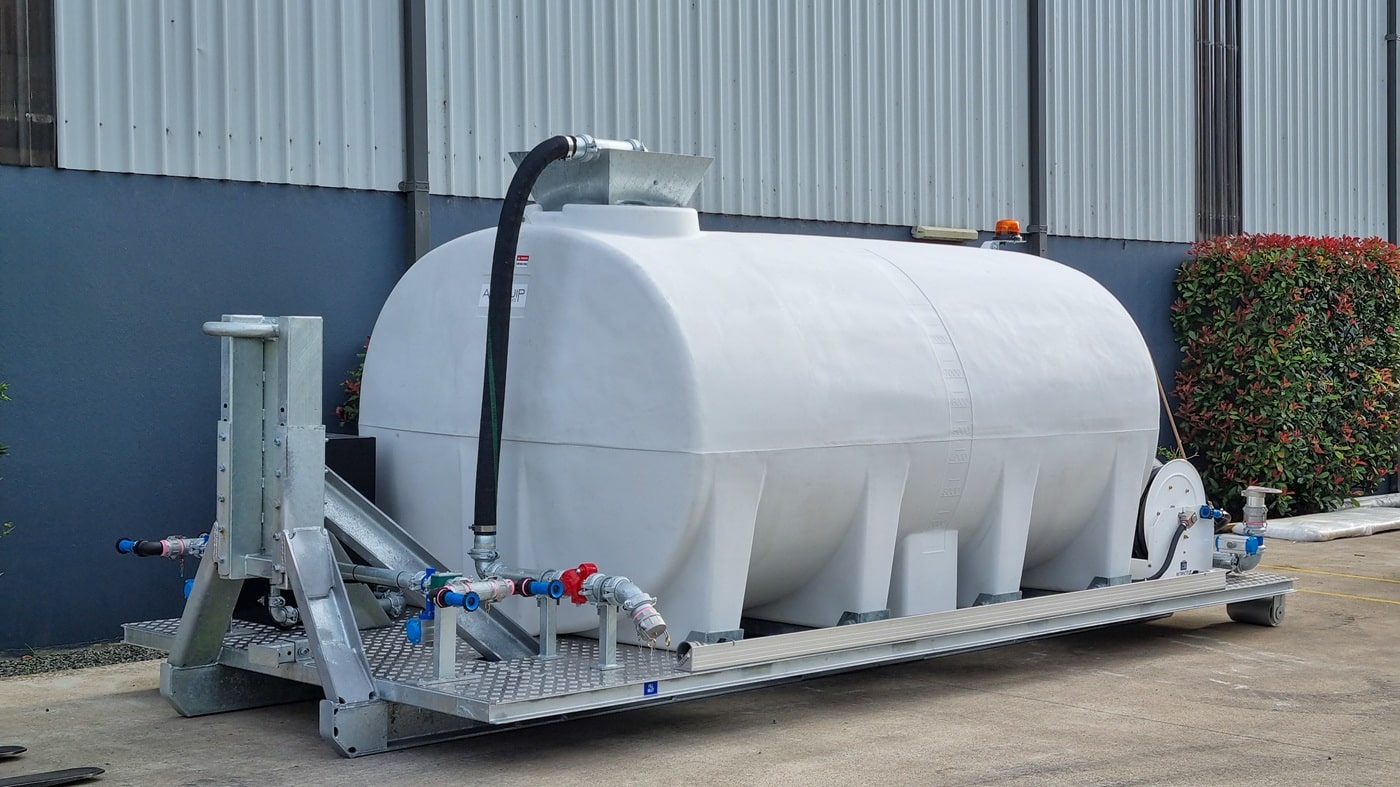 Polyethylene 14,000L Hooklift Water Modules
