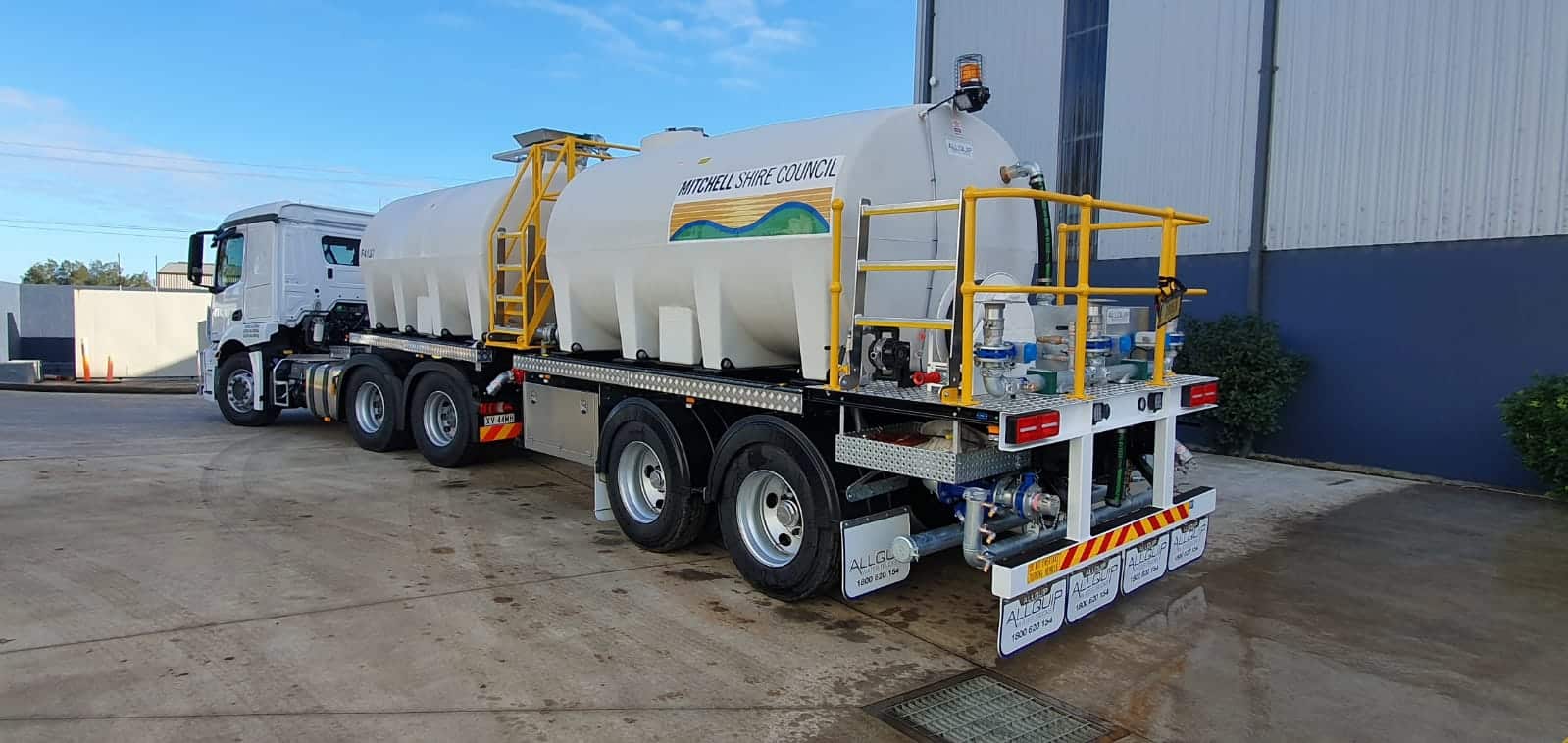 Polyethylene 22,000L Semi Trailer Water Modules
