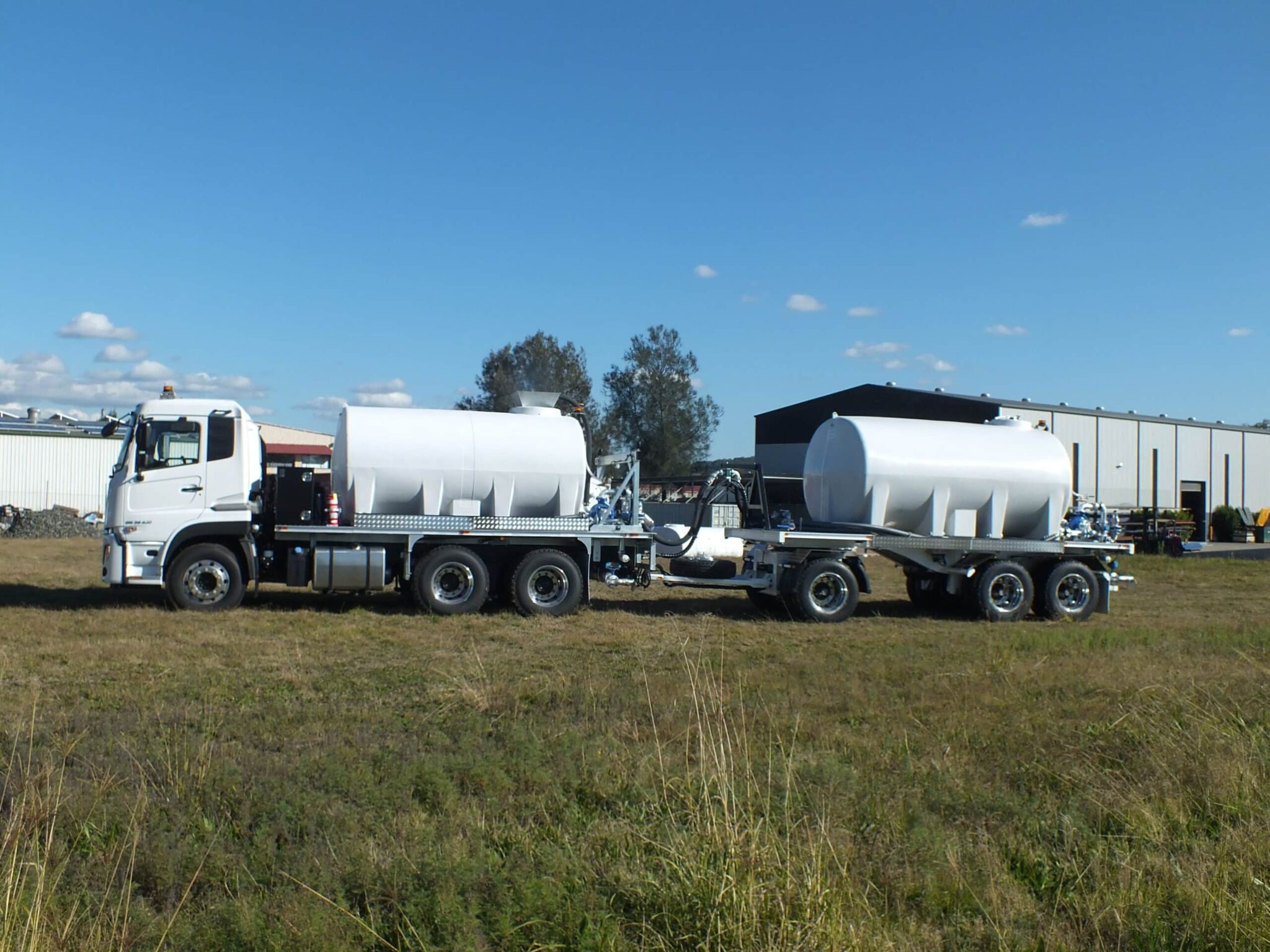 Polyethylene 14,000L Dog Trailer Water Modules