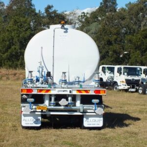 Polyethylene 14,000L Dog Trailer Fire Tanker