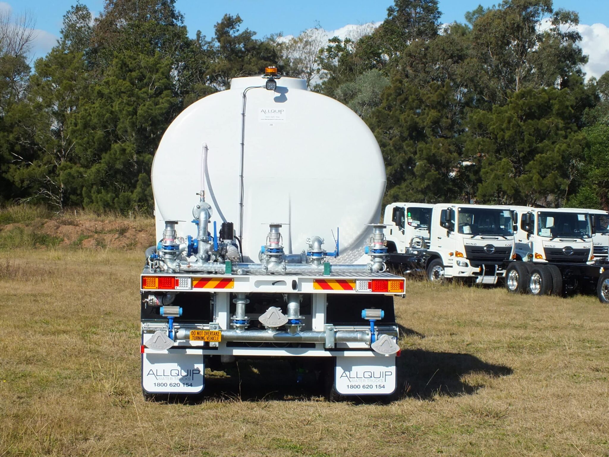 Polyethylene 14,000L Dog Trailer Water Modules