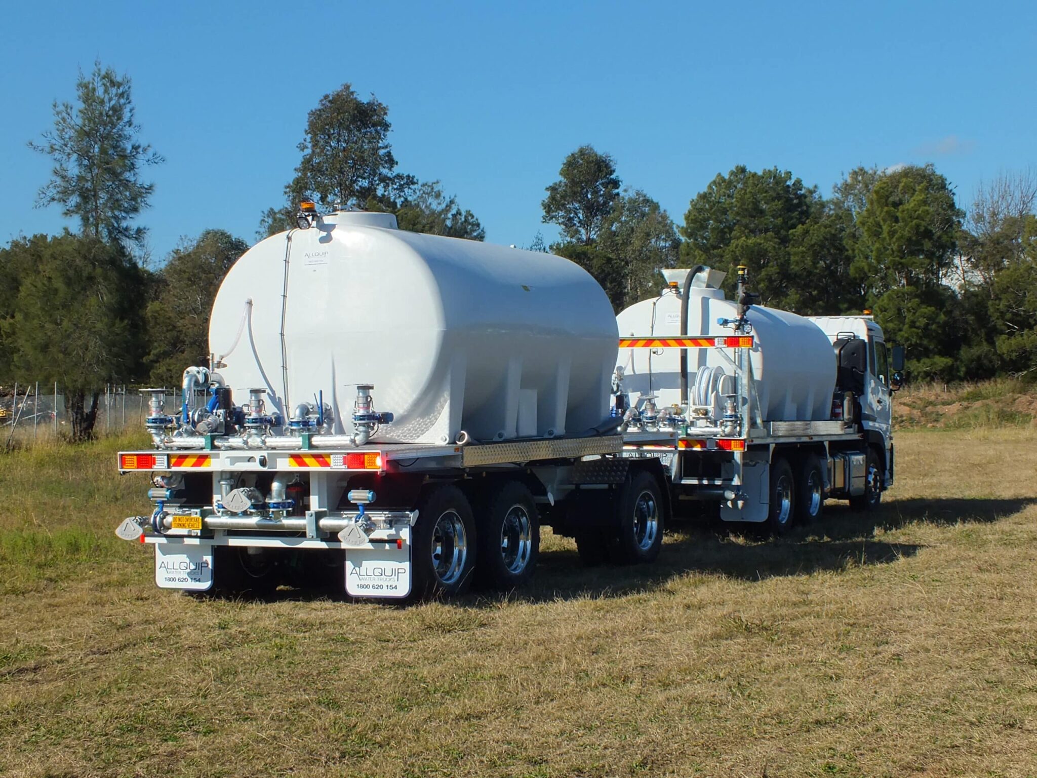 Polyethylene 14,000L Dog Trailer Water Modules