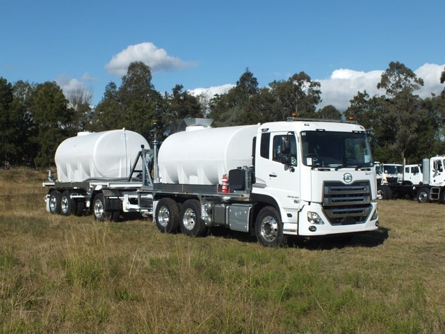 Polyethylene 14,000L Dog Trailer Fire Tanker