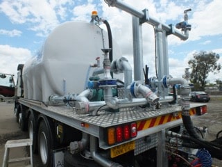 Polyethylene 16,000L Dog Trailer Water Modules