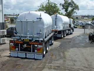 Polyethylene 16,000L Dog Trailer Water Modules