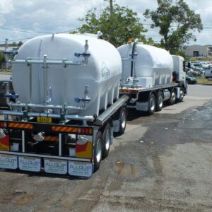 Polyethylene 16,000L Dog Trailer Water Modules
