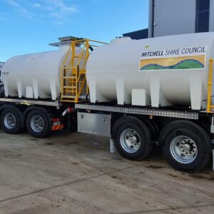 Polyethylene 22,000L Semi Trailer Fire Tanker